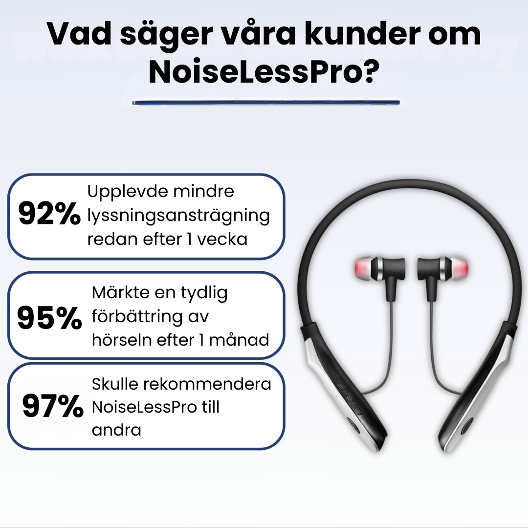 NoiseLessPro™ - Lindra dina hörselproblem naturligt